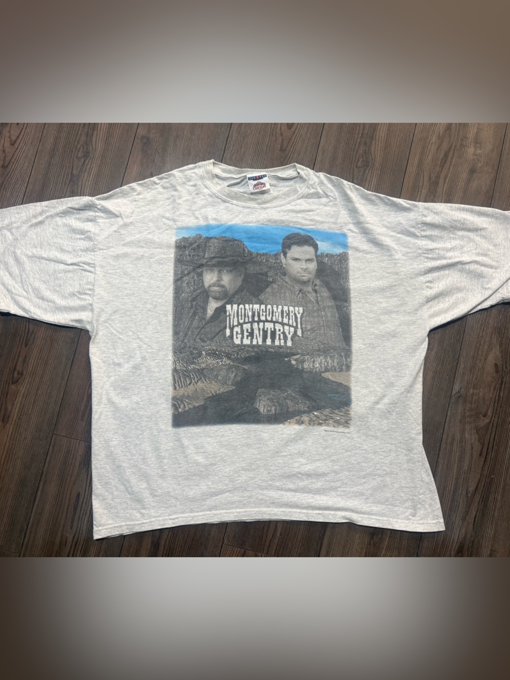 Vintage 2001 Montgomery Gentry Tour Shirt Country Music Band Tee XL